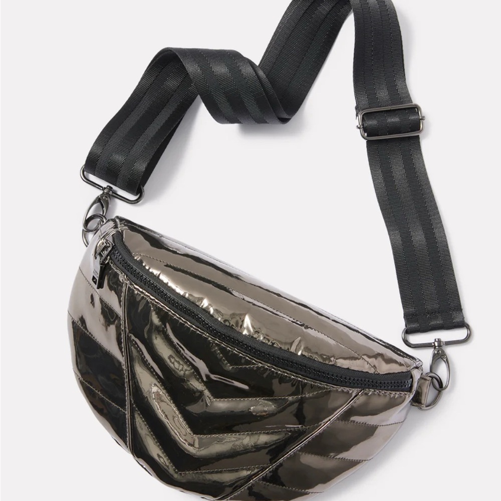 Think Royln Little Runaway mirrored crossbody bag